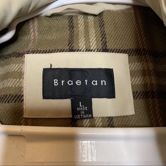 Vintage Braetan sz L Cappuccino Brown Women’s Coat Poly/Nylon blend Outer 22x31” - Picture 7 of 12